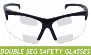 Double Segment Safety Glasses