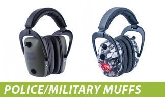 Police and Military Hearing-Protective Headphones