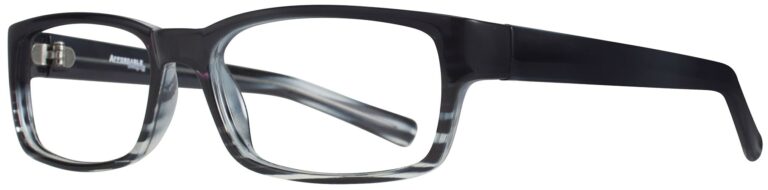 Affordable Designs Ben Eyeglasses, Blue Fade. Angled left