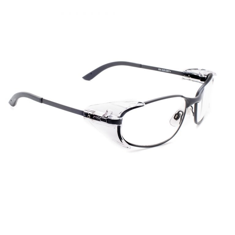 Wrap around prescription safety glasses with transition lenses