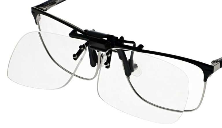 Clip On Flip Up Reading Glasses with Small Lens Adds +1.00 to +5.00