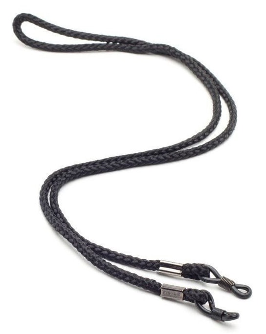 Black Cloth String Retainer Cord