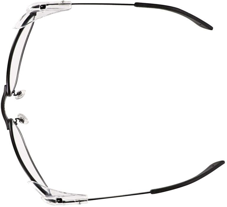 Model RX-525 Metal Safety Glasses in Black RX-525-BK