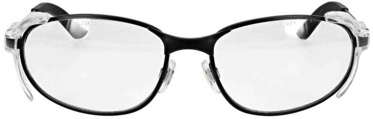 Model RX-525 Metal Safety Glasses in Black RX-525-BK