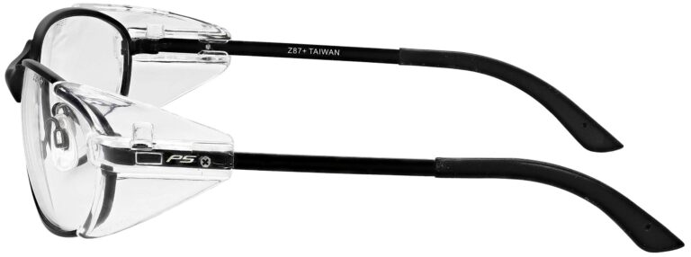 Model RX-525 Metal Safety Glasses in Black RX-525-BK