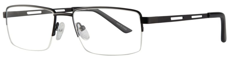 Eight to Eighty New York Eyeglasses, Gunmetal frame. Angled left
