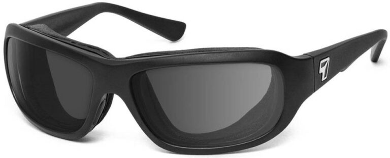 7 Eye Aspen Matte Black Gray Lenses Prescription Sunglasses RX Safety
