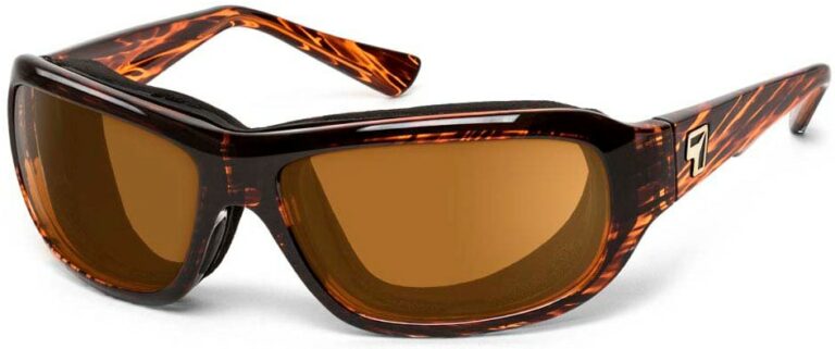 7 Eye Aspen Tortoise Copper Lenses Prescription Sunglasses RX Safety