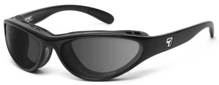 7 Eye Viento Matte Black Gray Lenses Prescription Sunglasses RX Safety