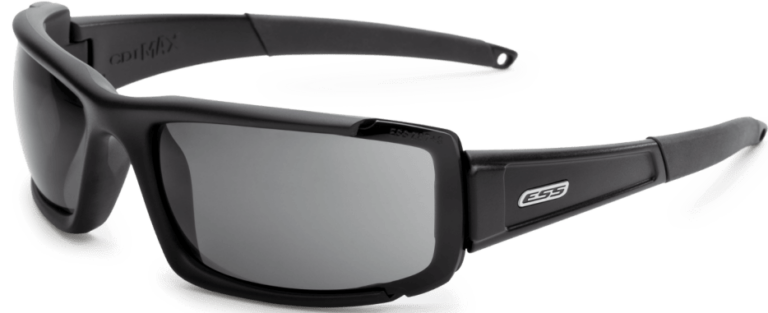 ESS CDI Max Ballistic Sunglasses - Black Frame with Clear and Smoke Gray Lenses