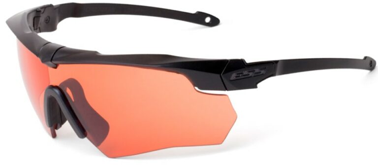 ESS Crossbow One Black Hi Def Copper Frame One Black Hi Def Copper Lens Copper Angled Side Left