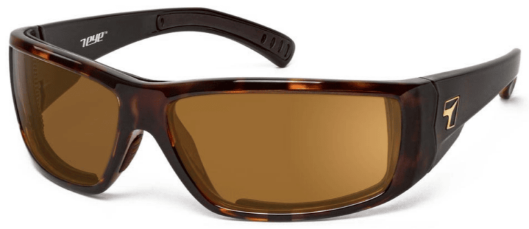 7 Eye Maestro Tortoise Copper Lenses Prescription Sunglasses RX Safety
