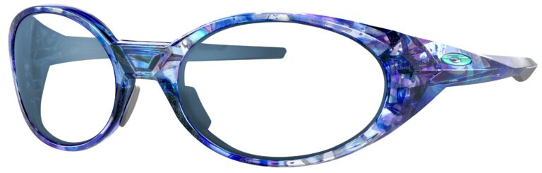 Oakley Eye Jacket Redux. Glasses in a Shift Spin frame. Angled left