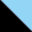 black and light blue swatch