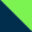 dark blue light green swatch