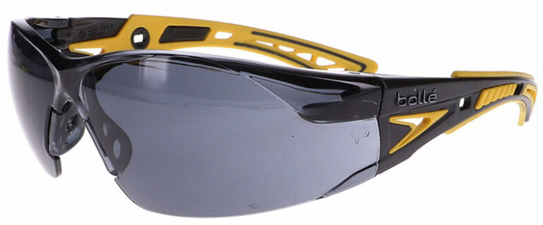 Bolle Rush+ Small Smoked Safety Glasses BO-RUSH+-40253