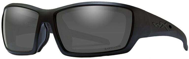 Wiley X Shadow Alternative Fit in Matte Black Frame with Captivate Polarized Smoke Gray Lens, WX-CCSHA08ALT