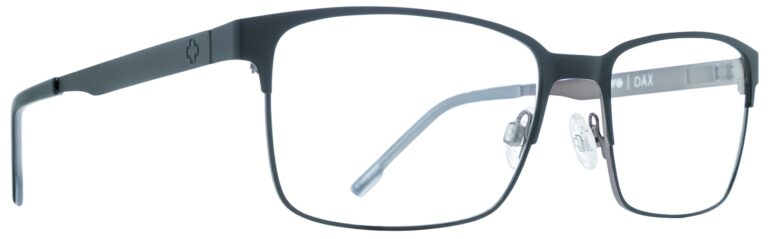 Spy Dax Eyeglasses in Matte Black/Black Gray SPY-DAX-MBKG