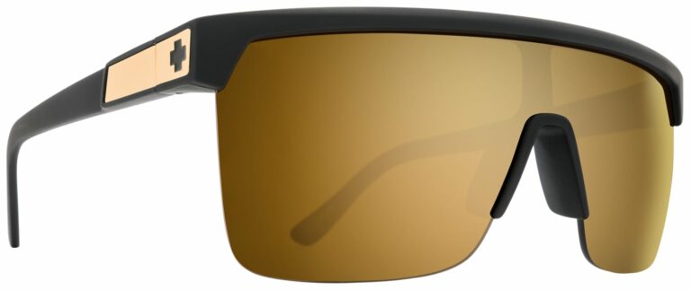 Spy Flynn 5050 Sunglasses in 25th Anniversary Edition Matte Black Gold SPY-FLYNN5050-MBKG