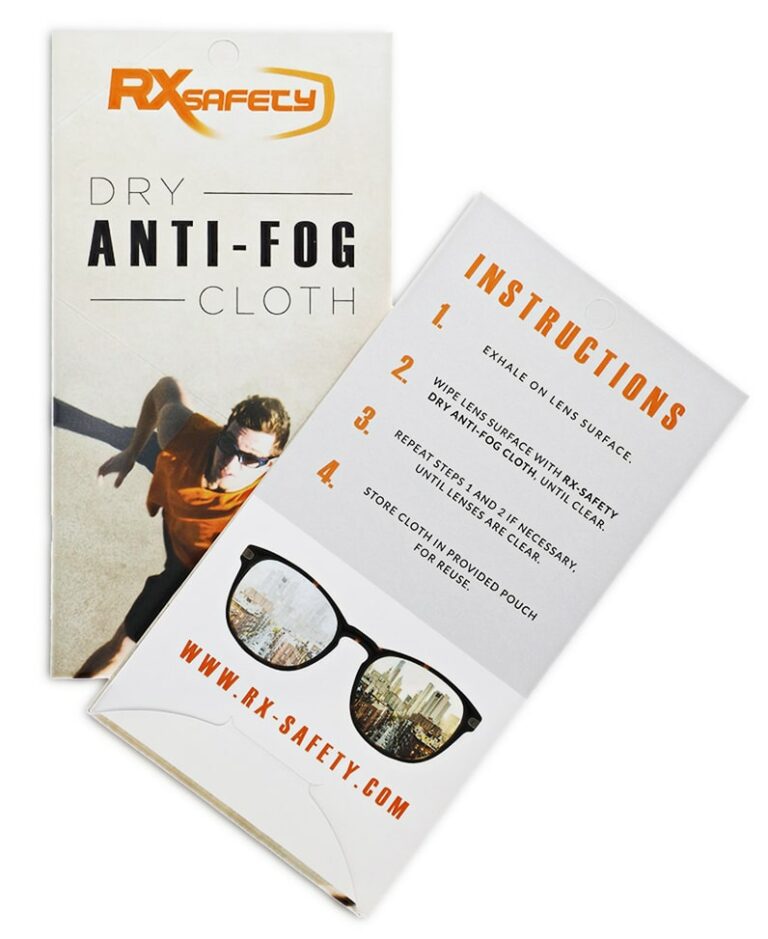 RX Safety Dry Anti-Fog Cloth