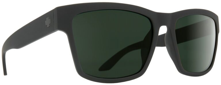 Spy Haight 2 in SOSI Matte Black with Happy Gray Green Lenses