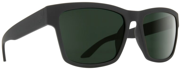 Spy Haight 2 in SOSI Matte Black with Happy Gray Green Polar Lenses