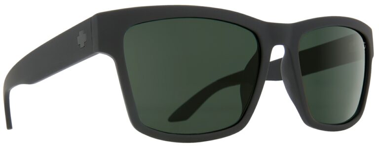 Spy Haight 2 in Soft Matte Black with Happy Gray Green Polar Lenses