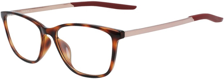 Nike 7284 Glasses - Soft Tortoise/Beetroot