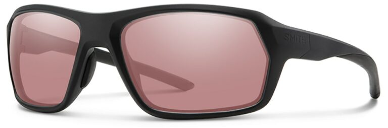 Smith Optics Rebound Elite in Matte Black Frame with Ignitor Lenses Side Left Angle