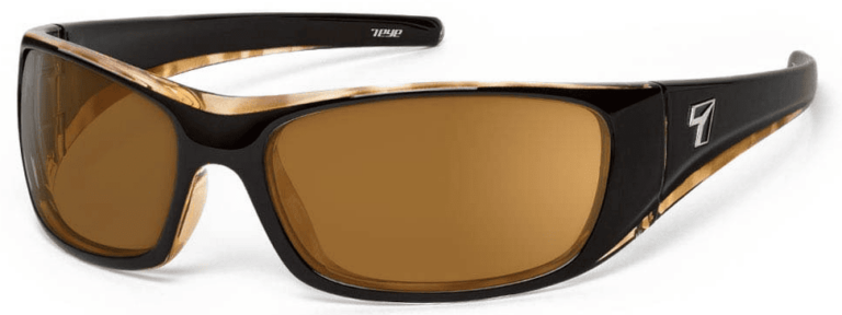 7 Eye Blake Black Tortoise Copper Lenses Prescription Sunglasses RX Safety