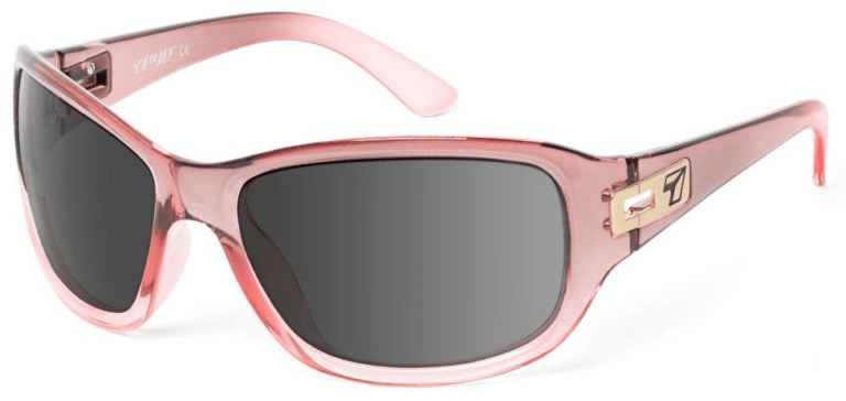 7 Eye Emma Translucent Pink Gray Lenses Prescription Sunglasses RX Safety