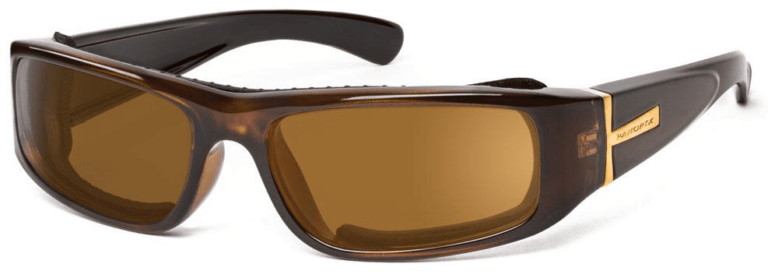 7 Eye Typhoon Crystal Brown Copper Lenses Prescription Sunglasses RX Safety