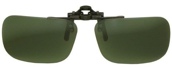 Rectangle Polarized Clip On Sunglasses