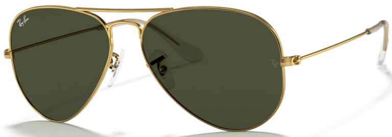 rayban-aviatorclassic-goldgreenclassicg15-angleleft-RXSafety
