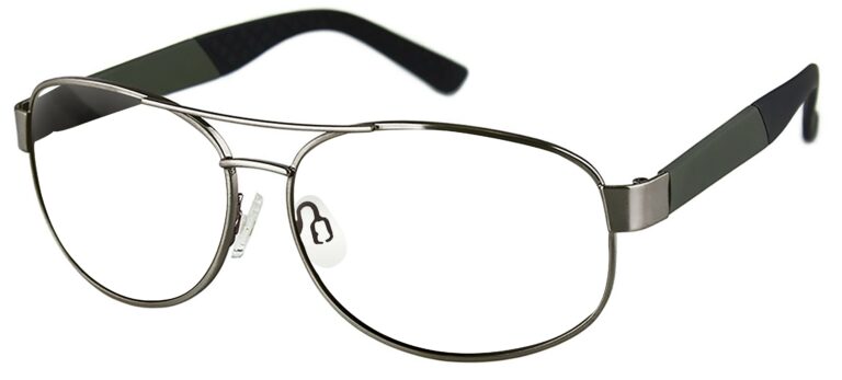 Bobster Commander Glasses, in a Matte Metallic Olive/Brushed Bronze Frame. Angled left