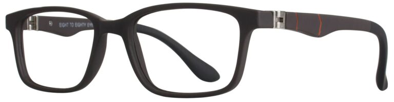 Eight to Eighty Cody Eyeglasses, Brown frame. Angled left