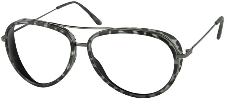 Bobster Ice Sunglasses, Matte Gray Tortoise Gunmetal frame. Angled left