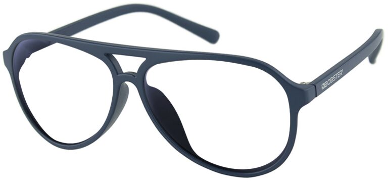 Bobster Maverick Sunglasses, Matte Navy frame. Angled left