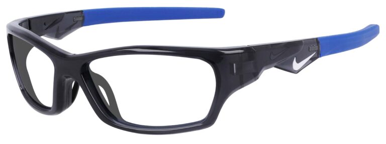 Nike Jolt Sunglasses, Anthracite Frame. Angle left