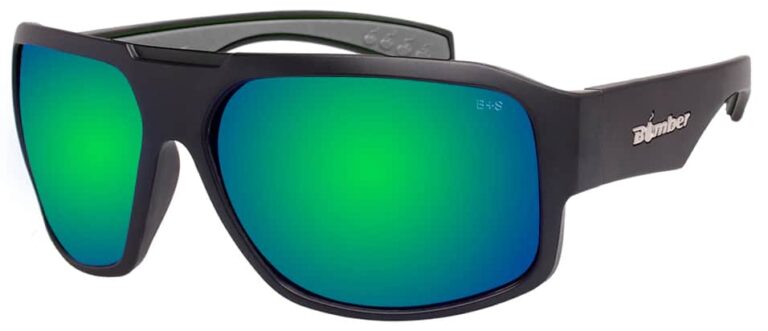BE-MEGA-BOMB-M103-GM-Bomber-Mega-Safety-Glasses-Green-Mirror-Angle-left