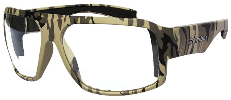 BE-MEGA-BOMB-M106C-Bomber-Mega-Safety-Glasses-Camo-Clear-Angle-left