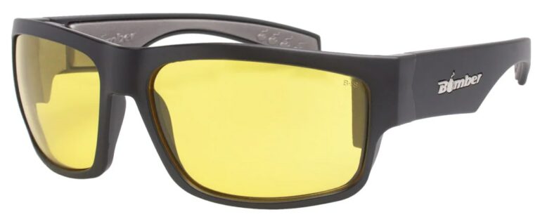 Bomber-Eyewear-TIGER-BOMB-TR102-Safety-Glasses-Yellow-angle-left