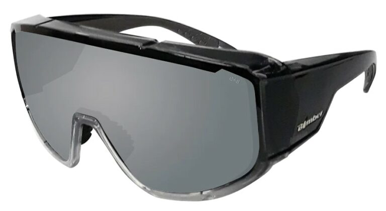 Bomber-MG104-Magnum-Sunglasses-Silver-Mirror-Angle-Left