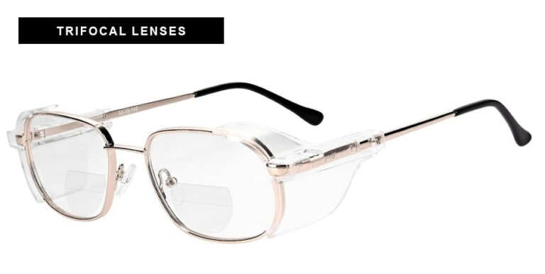 Lined Trifocal Safety Glasses RX-554