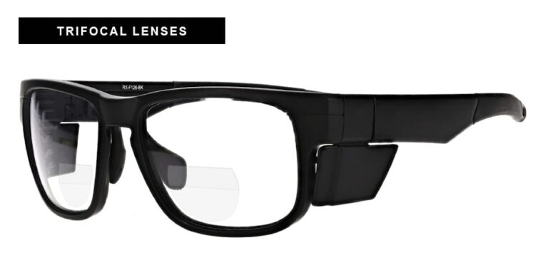 Lined Trifocal Safety Glasses RX-F126